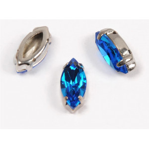 Лодочка Capri Blue в оправе (хрусталь)